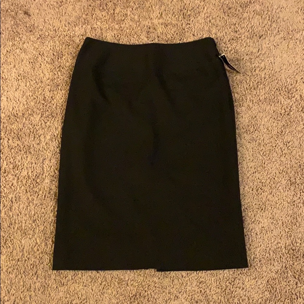 NWT Alfani Black Pencil Skirt sz 2